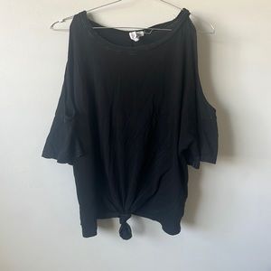 Others Follow Black Tied Shirt